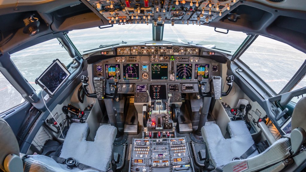 cockpit van vliegtuig zonder bemanning