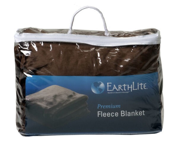 Microfiber Fleece Blanket Espresso packaging