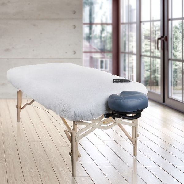 DLX™ Digital Massage Table Warmer in massage room