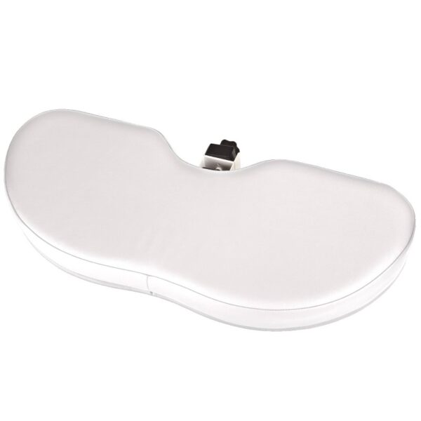 Deluxe armrest white for fixed massage tables