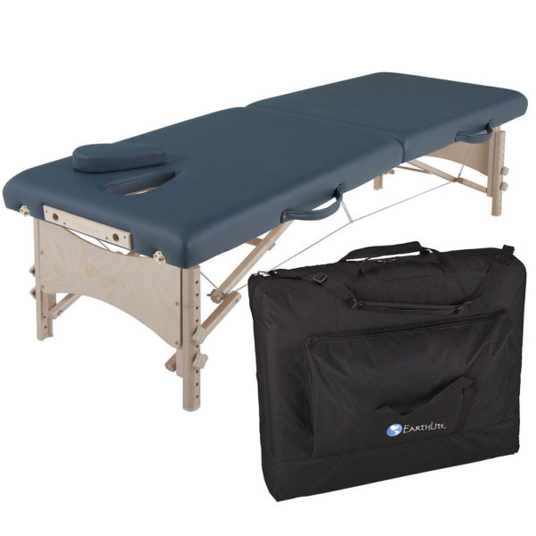 Medisport massage bench in the color Agate with carry case
