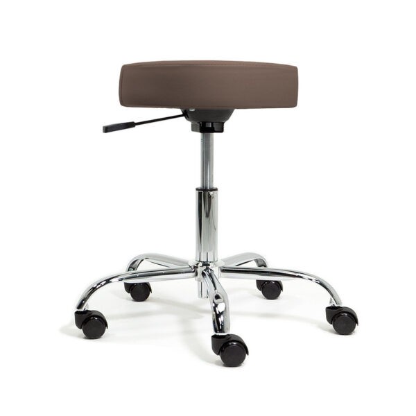 pneumatic massage stool on wheels latte