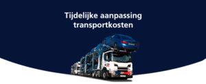 aanpassing Internationale transportkosten