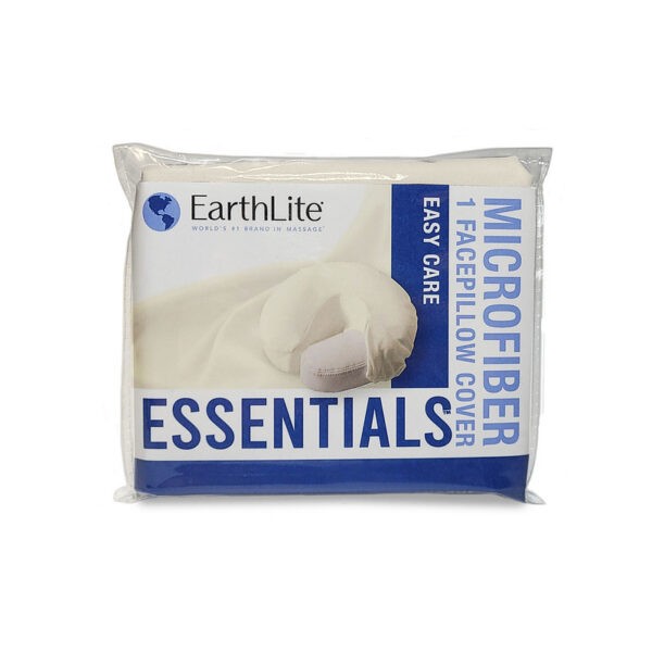 Essentials microvezel hoofdsteunovertrek beige verpakking